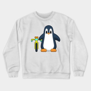 Penguin Bicycle Crewneck Sweatshirt